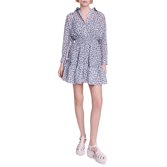 Rarguerite Semi Sheer Mini Dress - Picture 1 of 6